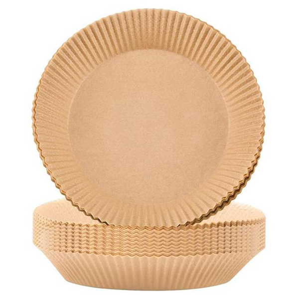 100 -Piece of Disposable Non-Stick Air Fryer Paper Liner Sheets
