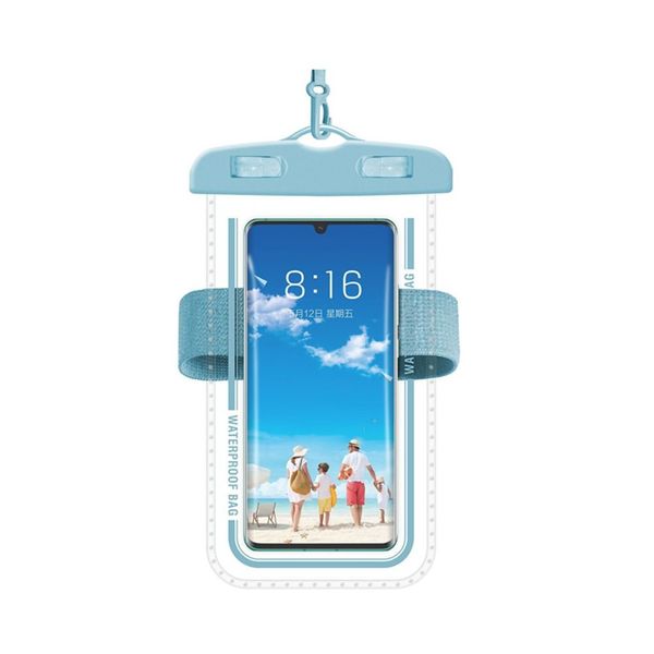 Waterproof Phone Case with Arm Strap Touch Screen Phone Protection Bag