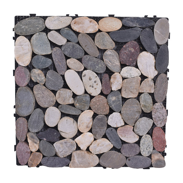 DIY Installation of Colorful Stone Tiles 30cm x 30cm