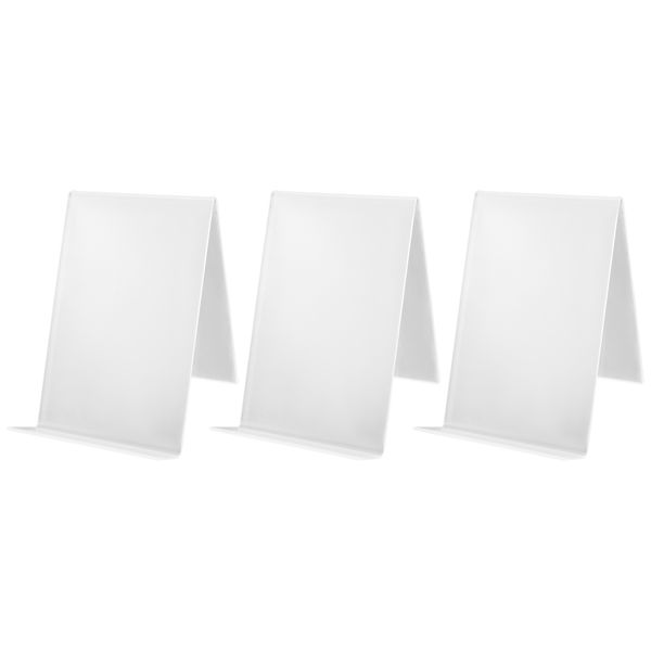 3 Pcs Acrylic Book Stand,Clear Acrylic Display Stand, Clear Holder