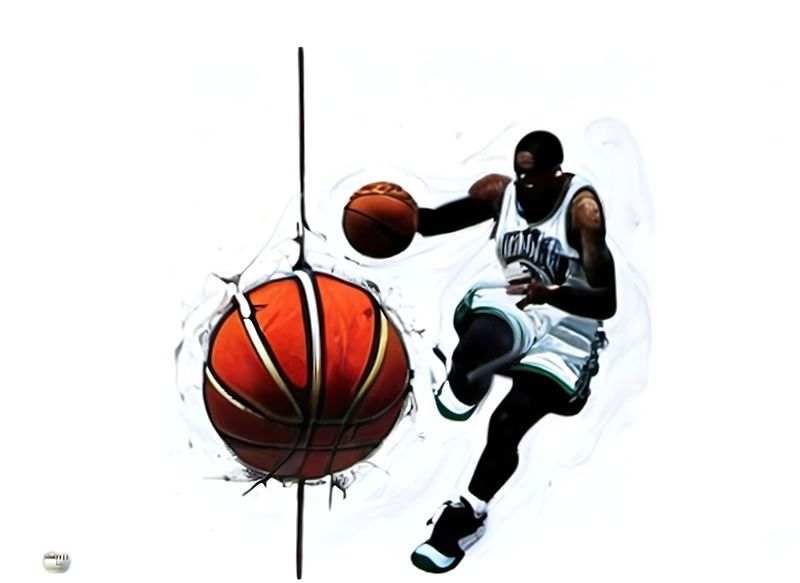 Rooted Art Home Decor Wall Art - Basketball Art 2