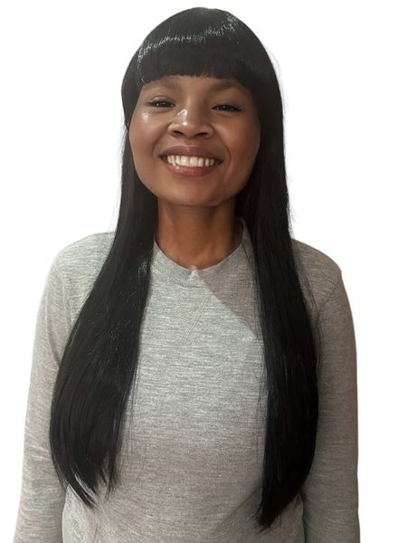 Luxurious Long Straight Wig with Fringe