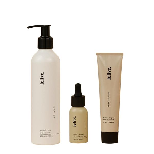 lelive 3-step Routine - Clarify, Brighten + Glow - Light Moisturiser