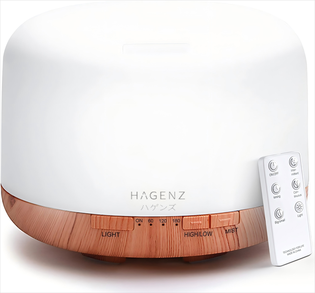 HAGENZ 500ml Premium Essential Oil Diffuser with Remote Control