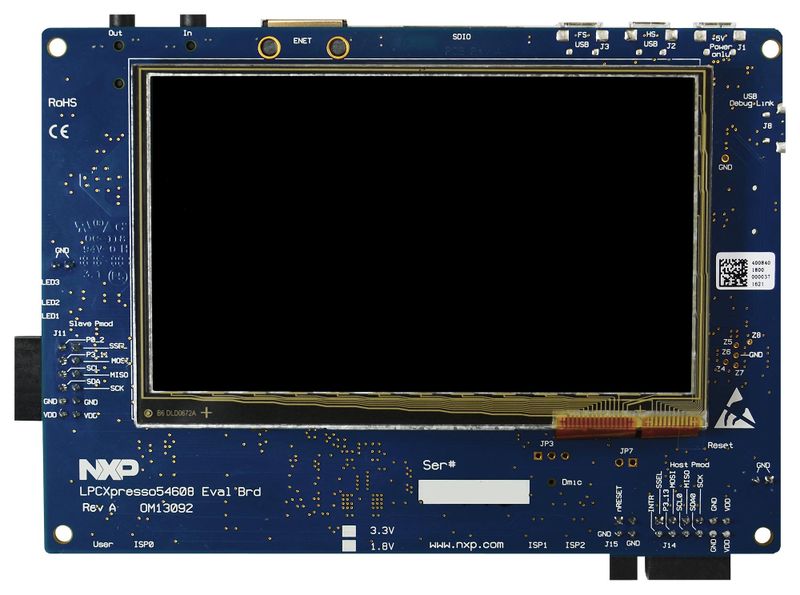 NXP (OM13098UL) Development Board, LPCXpresso, LPC546 MCUs, Touchscreen