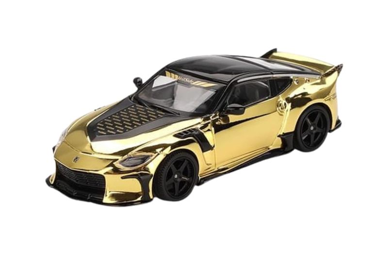 Mini Gt Nissan Z Veilside Ffz400 Gold Chrome