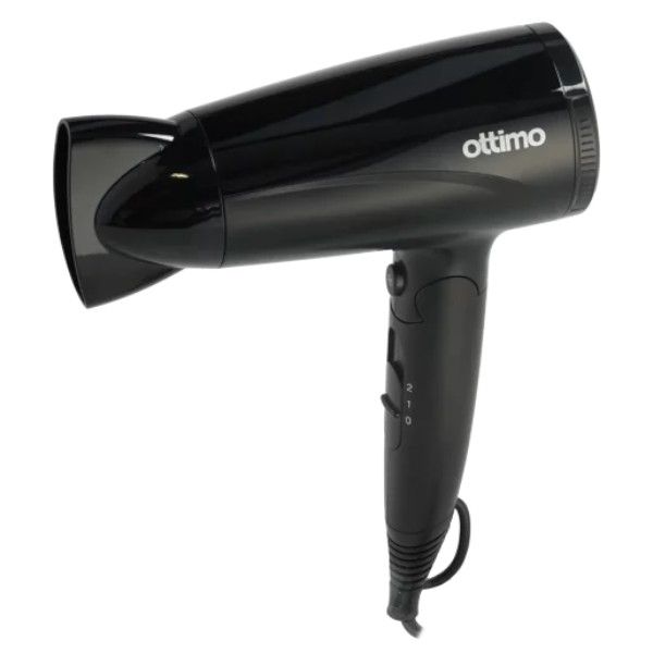 Ottimo Travel Hairdryer 1500W - Powerful Compact Foldable,with Carry Bag