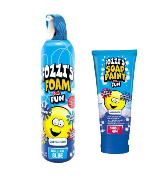 Fozzi's Foam Spray 340ml &amp; Fozzi's Soap Paint 100ml Combo