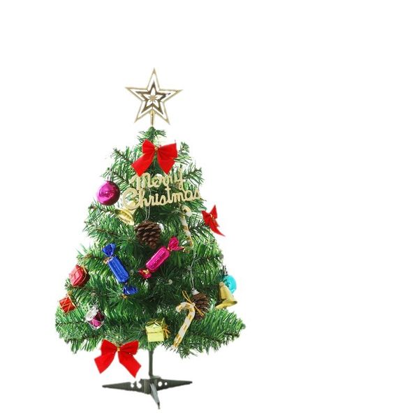 50cm Light-up Mini Christmas Tree Set PVC Christmas Decorations
