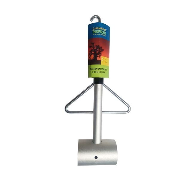 LIVELEKKER Aluminium Mallet &amp; Peg Puller