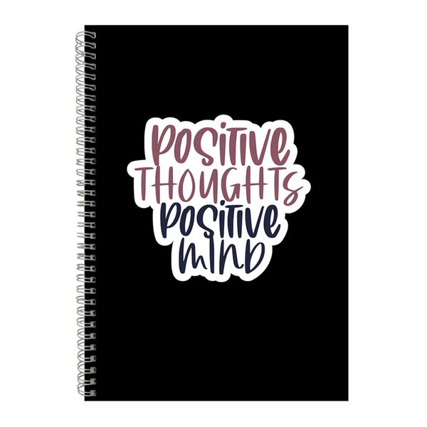 Positive A4 Notebook Spiral Lined Motivational Sayings Graphic Notepad 169