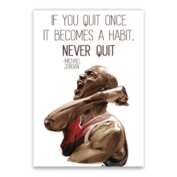 Michael Jordan Quote Poster - A1