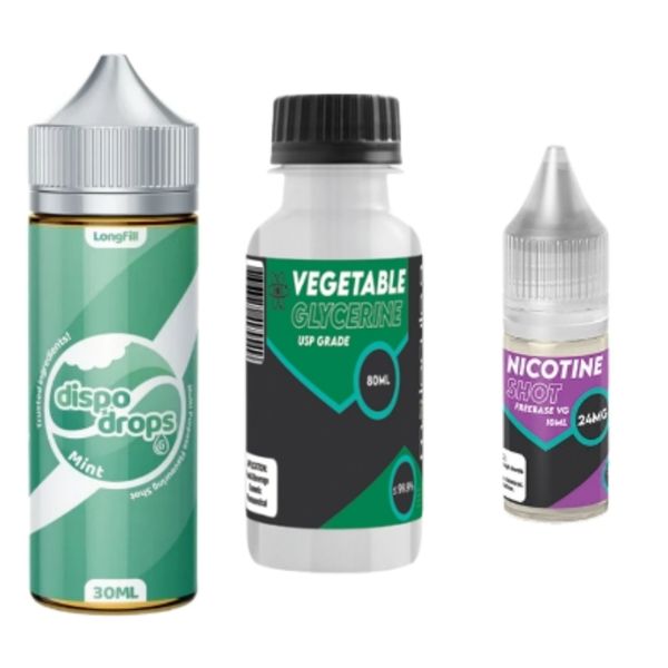 Dispo Drops Longfill Combo Pack 120ml - Mint