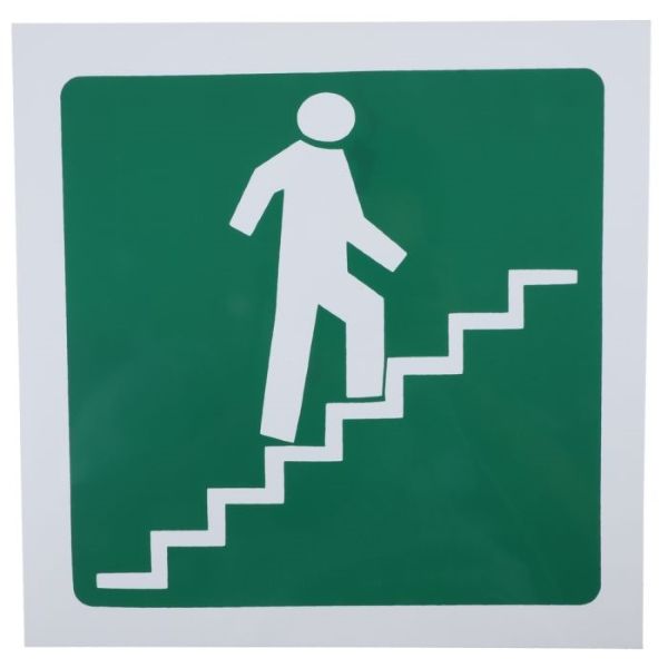 Plastic Stairs Going Up Sign 290 x 290mm