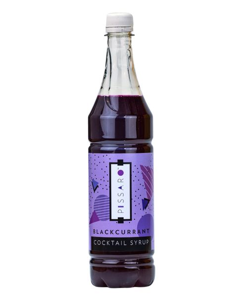 Sip &amp; Savor - Pissaro Blackcurrant Cocktail Syrup 1L