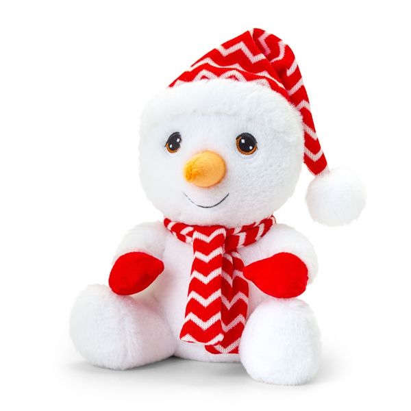 20cm Keeleco Snowman with Scarf
