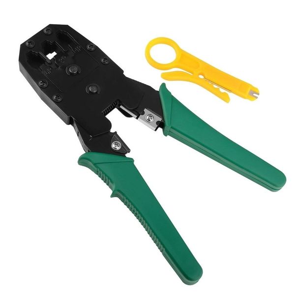 RJ45 Cat5e Cat6 Network LAN Ethernet Cable Crimping Crimper Tool Cutter SE