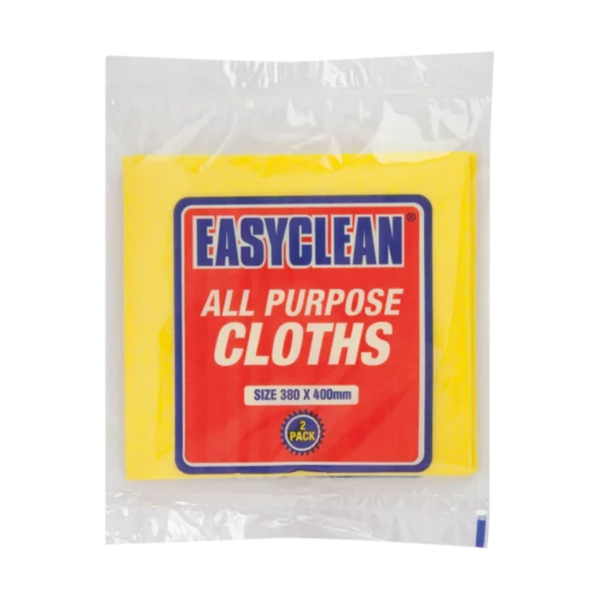 Easyclean - 4 Pack All Purpose Cloths 380x400mm 2 Pieces