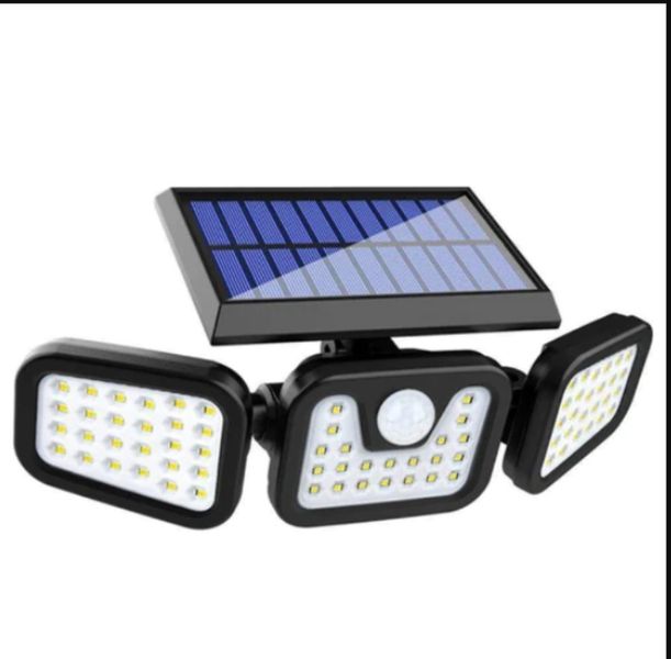 Black Split Solar Wall Lamp - FL-1725B