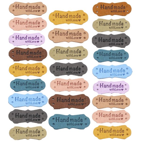 Craft 'Handmade With Love' Gifting Clothing Tag Set of 25 Value Pack