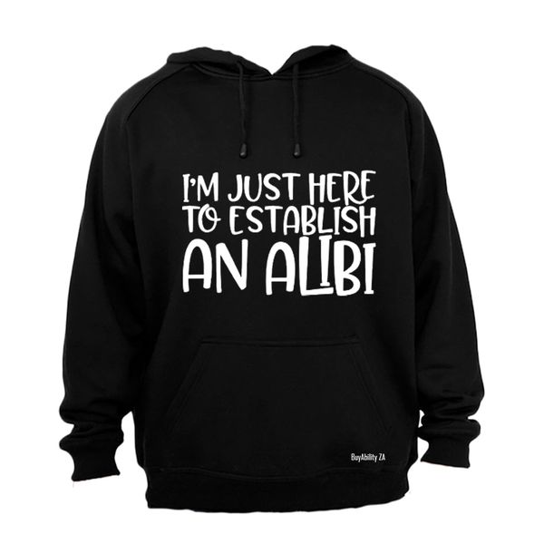 Alibi - Mens - Hoodie - Grey