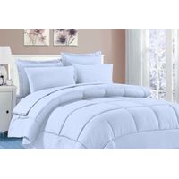 5pc Stripe Comforters White