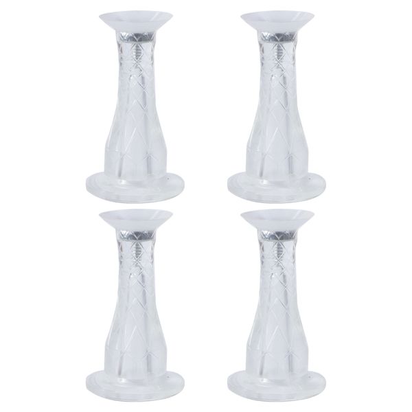 PVC Suction Cup Wall Mount Door Holder Door Stopper - 4 Pack