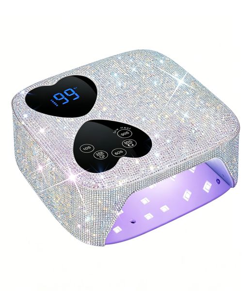 80W Cordless UV LED Nail Lamp,Touch Control &amp; Auto Sensor for Salon &amp; Home