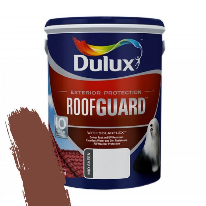 Dulux Roofguard Red Jasper 5L Shop Today. Get it Tomorrow