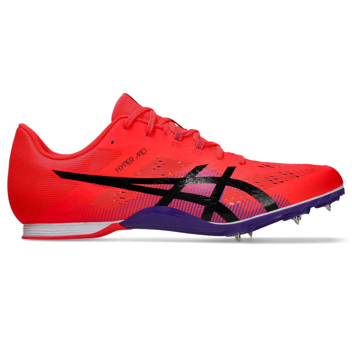 Asics Unisex Hyper MD 8 Track & Field Shoes - Flash Red/Black