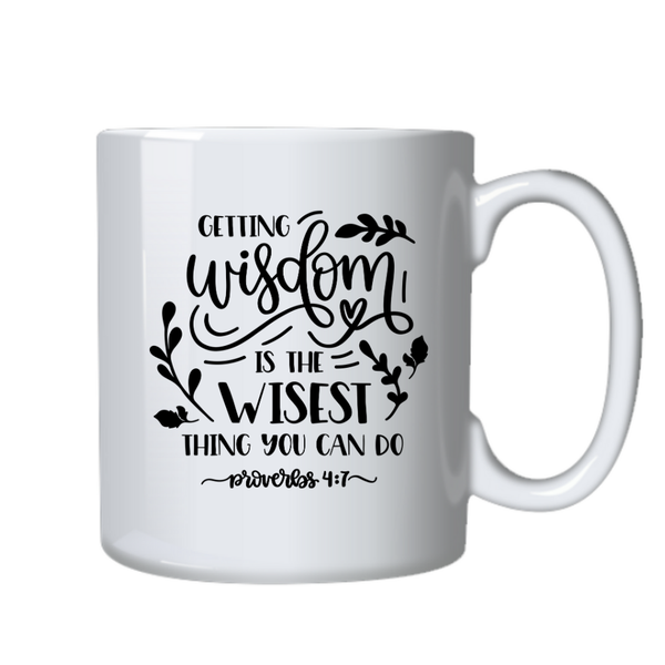 Get Wisdom Christian Theme Birthday Christmas Gift Mug Cup 402