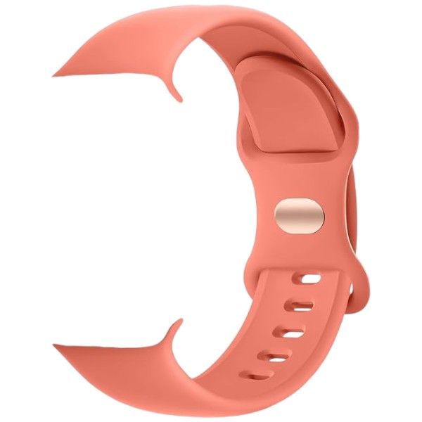 Silicone Apple Watch Strap With Adjustable Design - Iced Coffee
