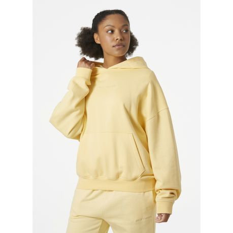 Cream yellow hoodie fashion