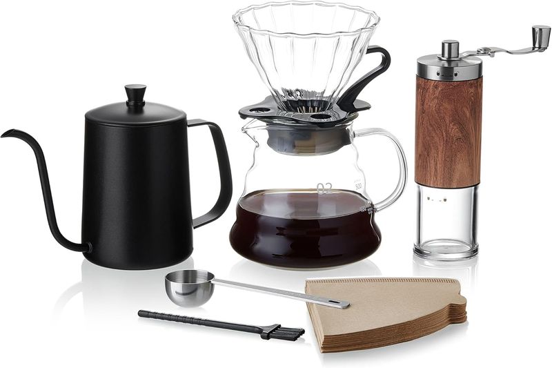Coffee Kettle Grinder - 6 Pieces image