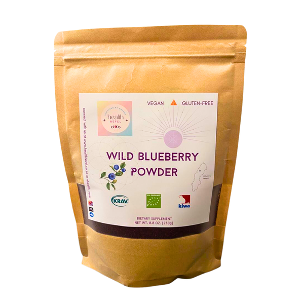 100% Organic Swedish Wild Blueberry Powder 250 Grams