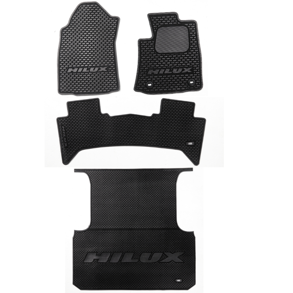 Toyota Hilux GD-6 - Full Set Rubber Mats Automatic