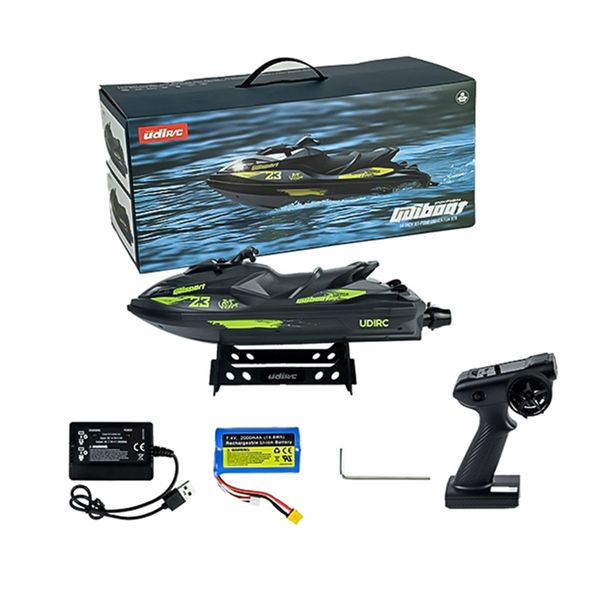 UDI RC UDI 14" Inkfish V-Hull Brushed Electric RTR RC Jet Boat - Black