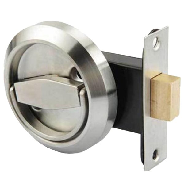 Built-in Invisible Cup-Shaped Handle Privacy Door Lock Cabinet Pull Firepro