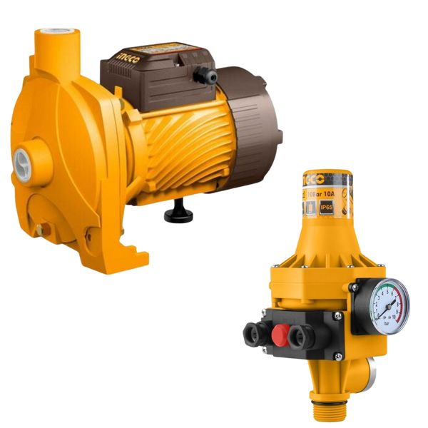 Ingco - Centrifugal Water Pump - 750W - 1.0HP with Automatic Pump Control