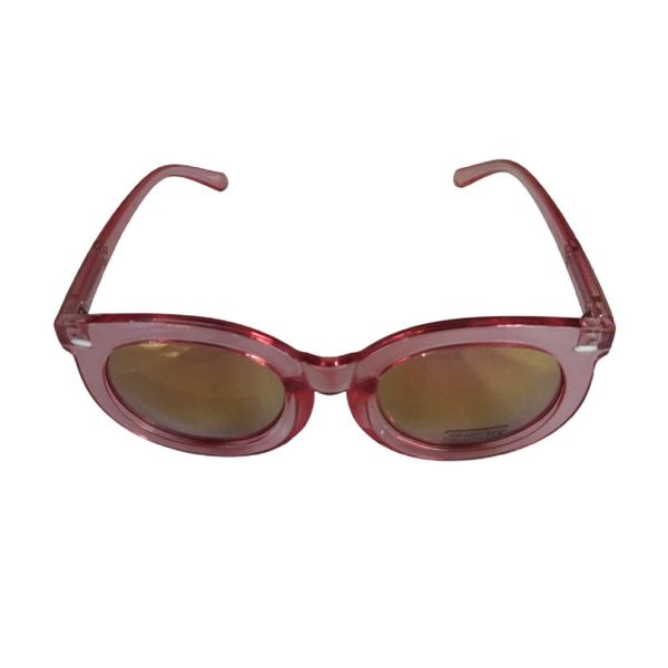 Modern Polarized Fashion Pink Round Frame Shades Eyewear Sunglasses