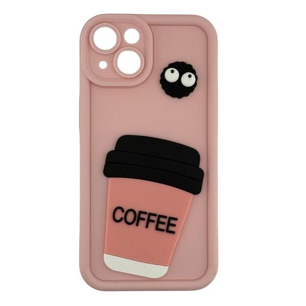 Fancy Cover Compatbile With iPhone 13/14 - Fancy Cartoon Coffee Fasion Case