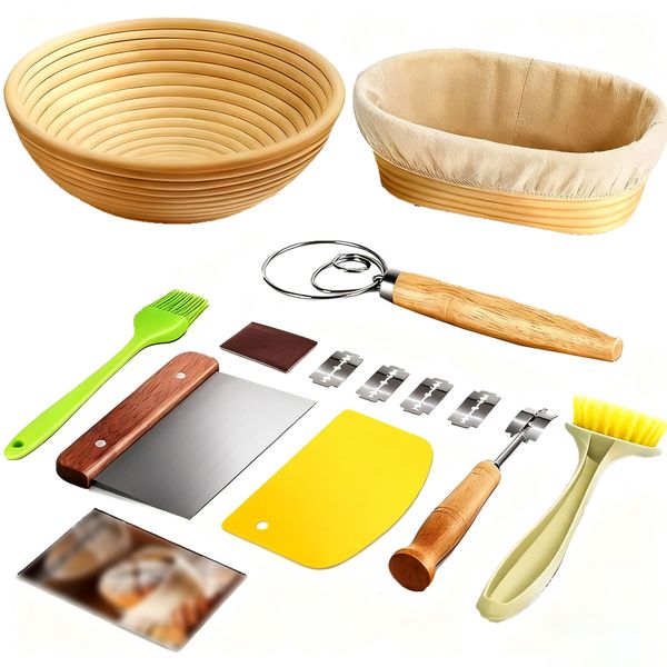 Sourdough Bread Baking Supplies Round and Oval Bread Making Supplies Tools