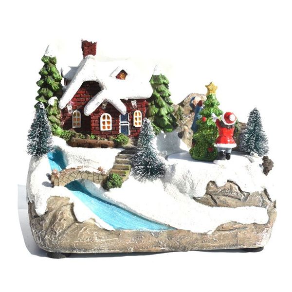 Christmas Glowing Christmas Houses Village Christmas Decorations Snow House