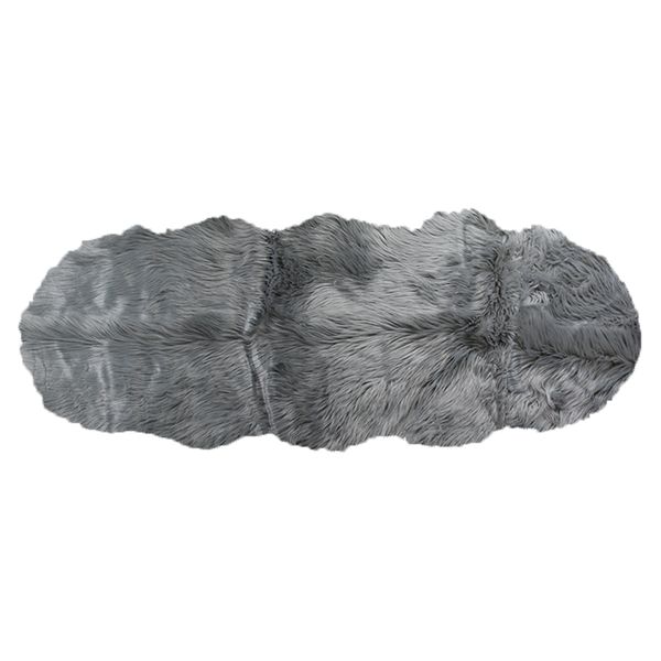 Faux Fur Rug - Grey