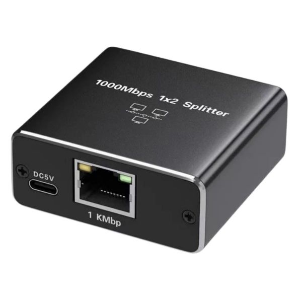 RJ45 Network Splitter Adapter 1 to 2 100/100Mbps