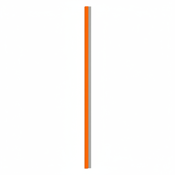 Flexible Magnetic Strips 1000mm x 10mm - Orange for Crafting &amp; Organizing