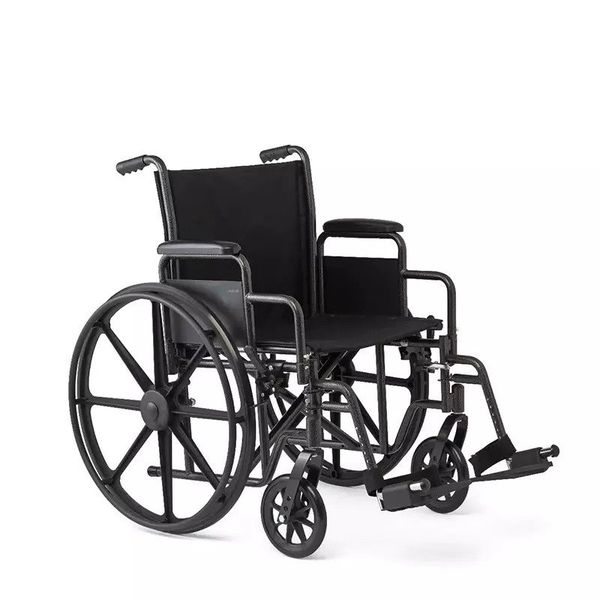 Comfortable Steel Manual Foldable Wheelchair for Disabled Elderly