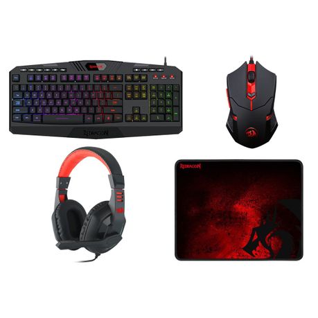 T-DAGGER T-TGS003 Mouse/ Keyboard/Mousepad/Headset 4 IN 1 Gaming Combo