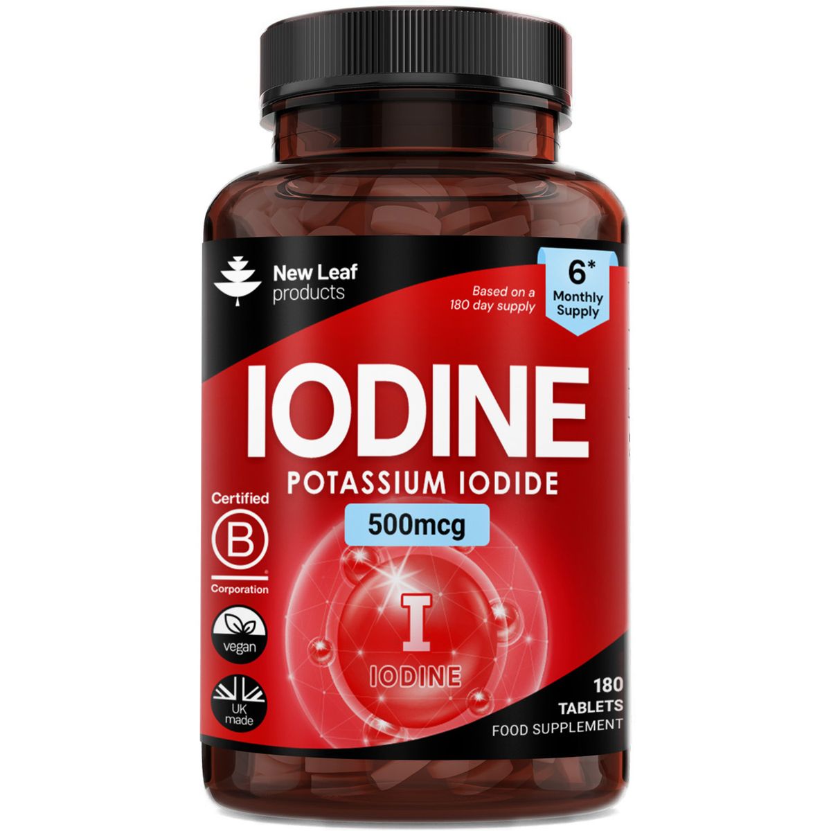 Iodine Thyroid Support Tablets 6 Month Supply | Shop Today. Get it ...