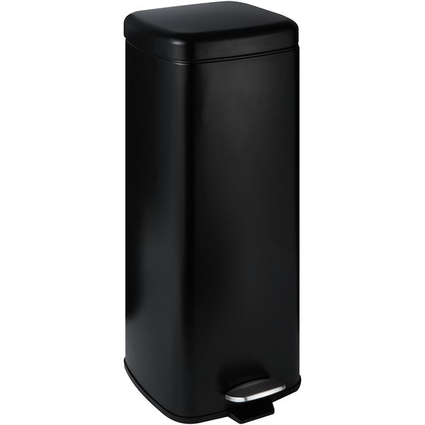 Legend Square Soft Close 30lt Bin Black